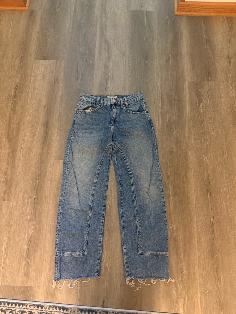 Free people risk taker mid rise jeans